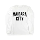 JIMOTOE Wear Local Japanの米原市 MAIBARA CITY Long Sleeve T-Shirt