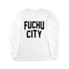 JIMOTOE Wear Local Japanの府中市 FUCHU CITY Long Sleeve T-Shirt