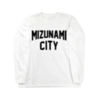 JIMOTOE Wear Local Japanの瑞浪市 MIZUNAMI CITY Long Sleeve T-Shirt