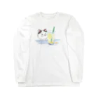 ブドウのニャンコとレモンスカッシュ Long Sleeve T-Shirt