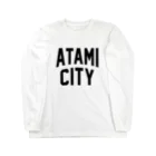 JIMOTOE Wear Local Japanの熱海市 ATAMI CITY Long Sleeve T-Shirt