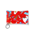 Nozomi Miyazaki illustration SUZURI storeのお人形たち ミニマルチケース Mini Clear Multipurpose Case