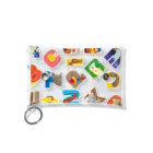 tawtawのAlphabet Animals - square Mini Clear Multipurpose Case