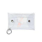 momo-nonoのもちもちほっぺのねこ Mini Clear Multipurpose Case