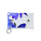 Rian🏍の青色と白色の蓮 Mini Clear Multipurpose Case