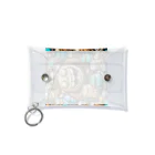 AI・デザインが好きな人のドット絵クッキーモンスター Mini Clear Multipurpose Case