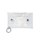 TAIYO 猫好きのフォトプリント美形白猫 Mini Clear Multipurpose Case