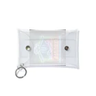 N SAUNA LOGOのネオン風サウナロゴ2 Mini Clear Multipurpose Case