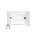 SAKIのウサギのシンプルで可愛いカラーイラスト Mini Clear Multipurpose Case