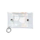 yoiyononakaのハロウィンの白猫08 Mini Clear Multipurpose Case