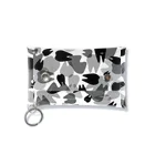 KAAK studioのTooth camo グレー Mini Clear Multipurpose Case