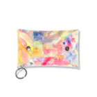 太陽のお散歩Café＠SUZURIの３色水彩のハートアート_はじまり Mini Clear Multipurpose Case