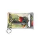 Shironekokuuのリンゴと白猫 Mini Clear Multipurpose Case