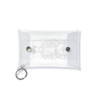 Schiele_sarieriの線画の人 Mini Clear Multipurpose Case