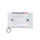 jsaofsjofaakoの宇宙船の中のダンスフロア Mini Clear Multipurpose Case