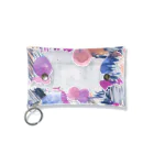 かつんこほにゃららすとあのほにゃらら青と紫 Mini Clear Multipurpose Case