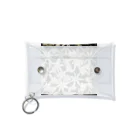 ituituの花柄ファッション Mini Clear Multipurpose Case