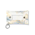 cute styleのLucky Flower Silver Blue Mini Clear Multipurpose Case