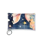 星降る夜にの星花うさぎ Mini Clear Multipurpose Case