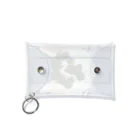 segasworksのねこさんのお顔（白黒ねこ） Mini Clear Multipurpose Case