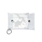 野良猫のアトリエのドラゴン（シルエット） Mini Clear Multipurpose Case