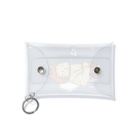 ほっかむねこ屋（アトリエほっかむ）のトイレねこ　オレンジ Mini Clear Multipurpose Case