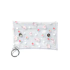 しらたまちゃんSHOPu〜🐽のイチゴとしらたまちゃん（透明） Mini Clear Multipurpose Case