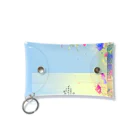 花束娘のMelody of Bouquets and Blue Sky Mini Clear Multipurpose Case