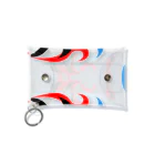 kimchinの歌舞伎の隈取り Mini Clear Multipurpose Case
