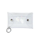 t & fluffyの羊毛フェルト好きさんに贈る I am ニードルフェルター I love ニードルフェルト グッズ Mini Clear Multipurpose Case