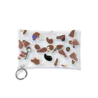 ningen_lifeのkiwi_life（総柄）/ミニマルチケース Mini Clear Multipurpose Case