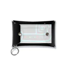 いーの！だめの?suzuri支店のリーゼント燃えてるよ　ネオン Mini Clear Multipurpose Case