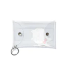 のらんちののほほん / しろ Mini Clear Multipurpose Case