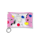 AREYA-KOREYAの風船は夜をこえて_ピンク Mini Clear Multipurpose Case