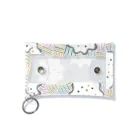 hk_illustrationのhk_illustration_pattern_223 Mini Clear Multipurpose Case