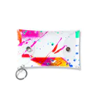 iNvisibleColorsのDrip full Graphic Mini Clear Multipurpose Case