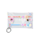 プリズモリイの箱の魔法少女のゆめかわステッキ&パステルカラーの魔法玉石～ストライプ～ Mini Clear Multipurpose Case