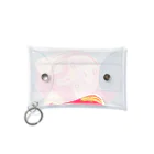 春夏秋冬～shikiorioriの小悪魔ねこちゃん ピンク Mini Clear Multipurpose Case