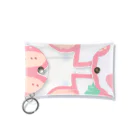 y.tanakaのpinkuうさぎ Mini Clear Multipurpose Case