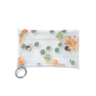 mummuの６月のねこ雨ふり。 Mini Clear Multipurpose Case