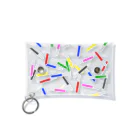 みかんの実のアクスタケース ペンライト ランダム6colors★ yellow /pink/blue/black /red /green Mini Clear Multipurpose Case