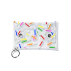 みかんの実のアクスタケース ペンライト ランダム7colors★ white /pink /yellow /green /red /orange /blue Mini Clear Multipurpose Case