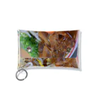 ya-pyのラーメン 徳島 肉 おもしろ ギャグ ご当地 Mini Clear Multipurpose Case