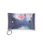 神藤リタgoods shopのflower in blue Mini Clear Multipurpose Case