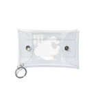 カレー美術部のホワイトごりらくん Mini Clear Multipurpose Case