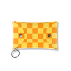 FreeStylersの【FreeStylers】check orange yellow Mini Clear Multipurpose Case