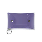 SANKAKU DESIGN STOREの緊急連絡先メモ入れ。 modern purple Mini Clear Multipurpose Case