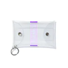 DAHLIAのDAHLIA LOGO PURPUL&BLUE Mini Clear Multipurpose Case