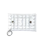 designneueのやさいちゃん（白） Mini Clear Multipurpose Case