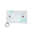 らくがきクオリティのmint green lover Mini Clear Multipurpose Case